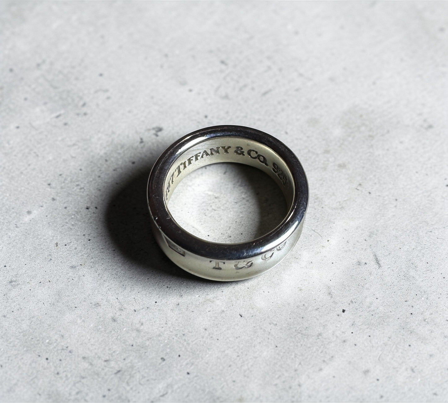 Tiffany & Co. ヴィンテージ 1837 ナロー リング シルバー925 12号