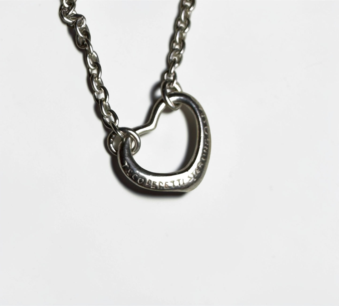 Tiffany & Co. ヴィンテージ オープンハート ブレスレット シルバー925 17cm エルサ・ペレッティ