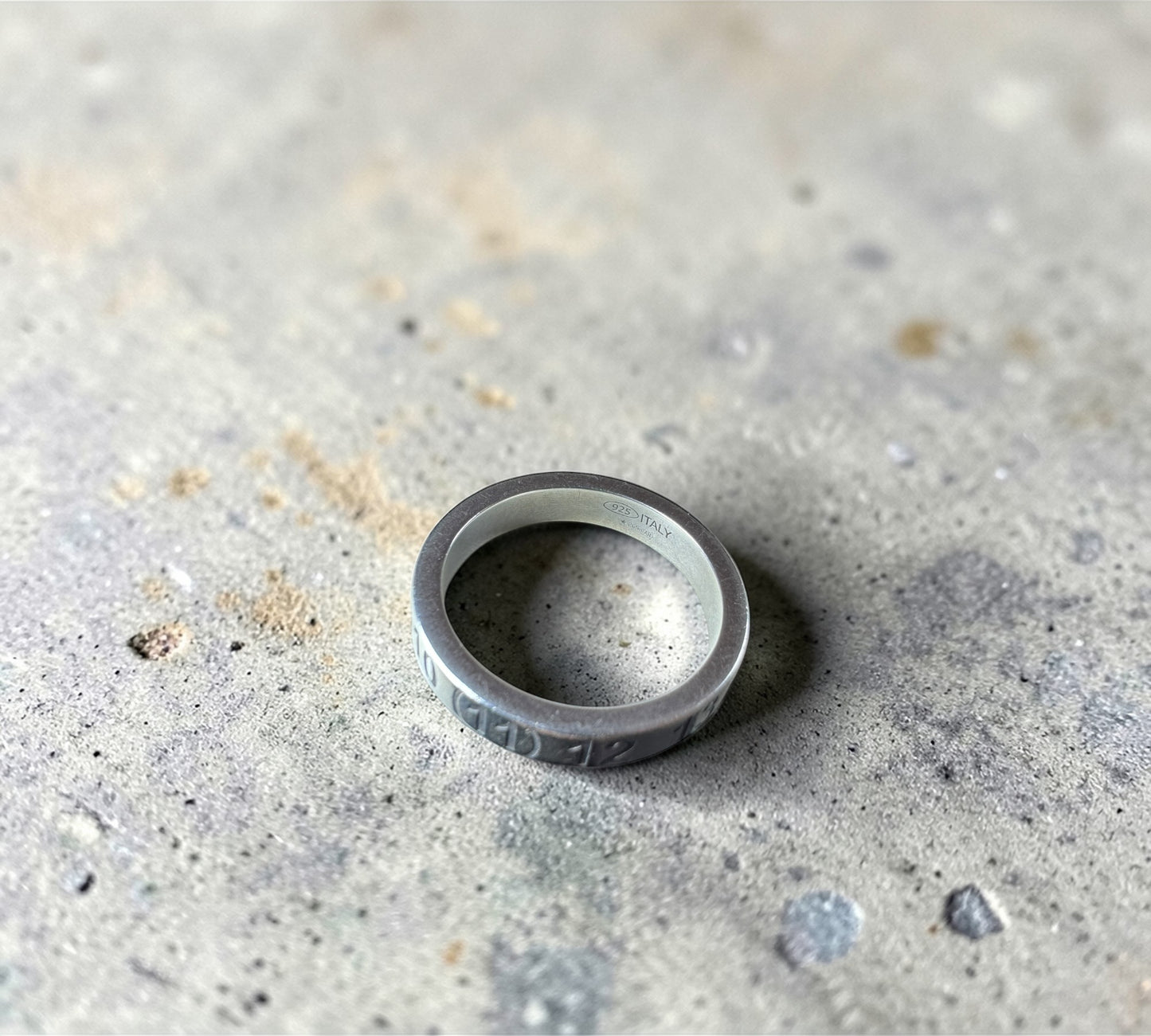 Maison Margiela Numerical Logo Ring メゾン マルジェラ ナンバリング ナロー リング シルバー925 17号