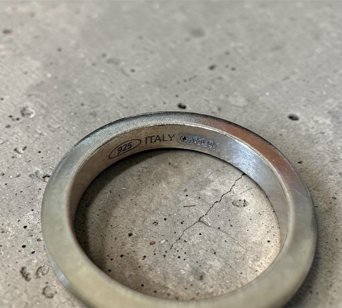Maison Margiela Gold-Plated Logo Engraved Ring メゾン マルジェラ ゴールド ロゴ エングレーブ リング 8号