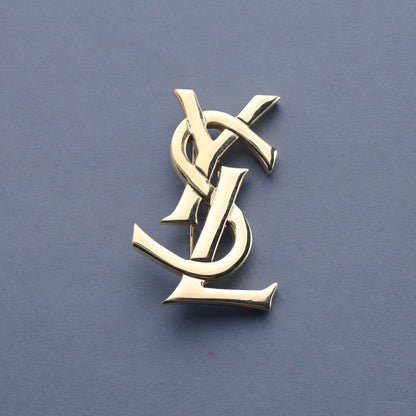 Yves Saint Laurent / Cassandre Logo Brooch