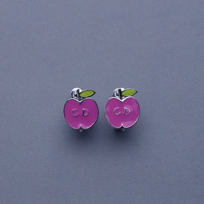 Christian Dior / Apple Motif Earrings