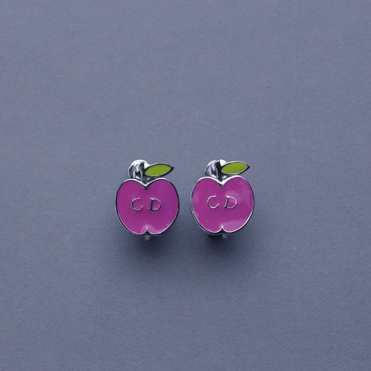Christian Dior / Apple Motif Earrings