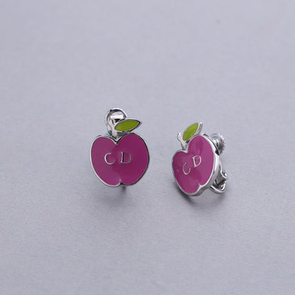 Christian Dior / Apple Motif Earrings