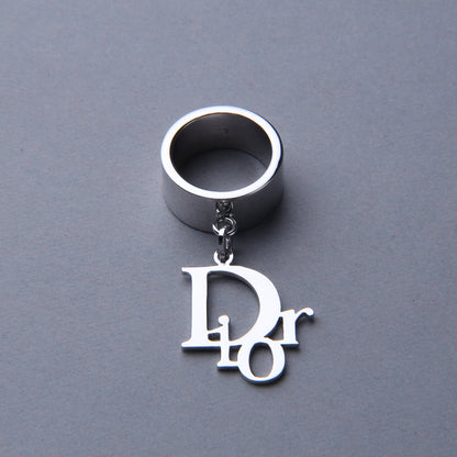 Christian Dior / Logo Charm Ring