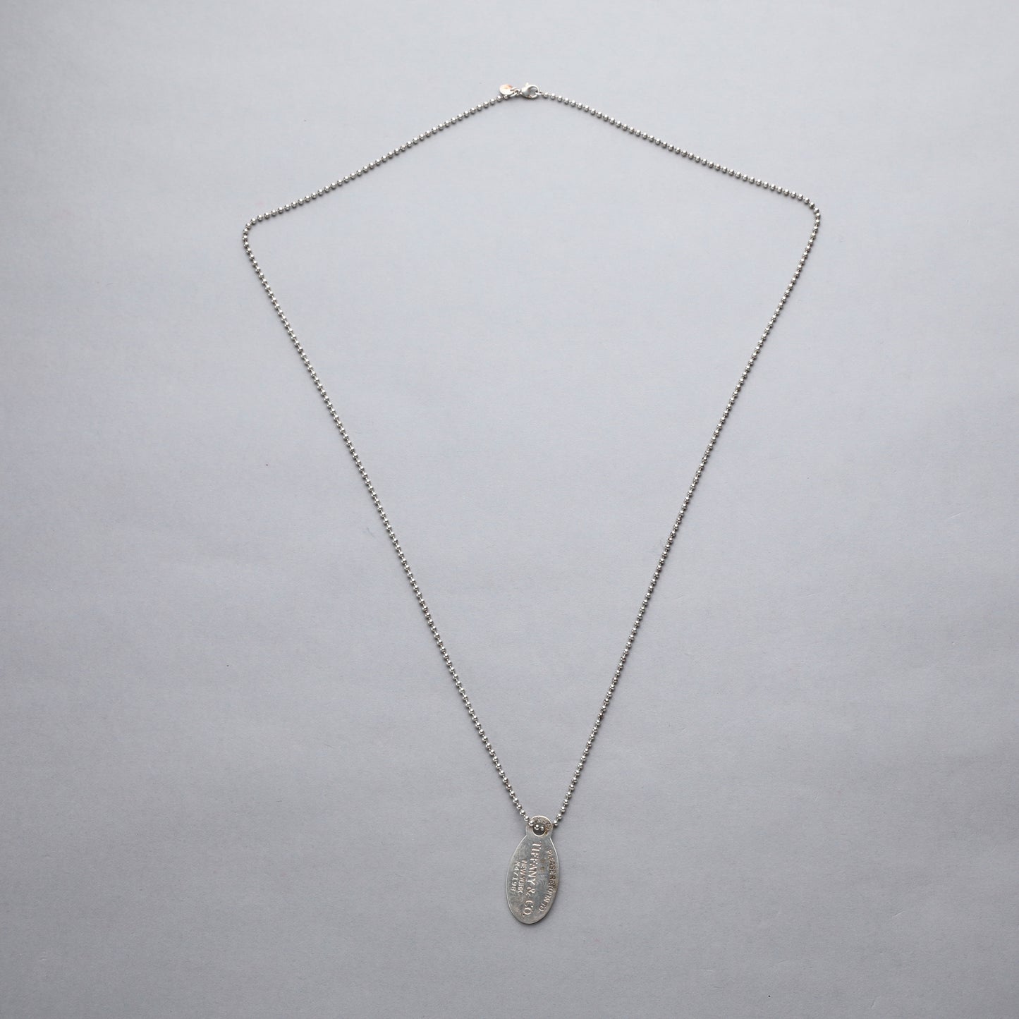 Tiffany & Co. / Return to Tiffany Oval Tag Necklace