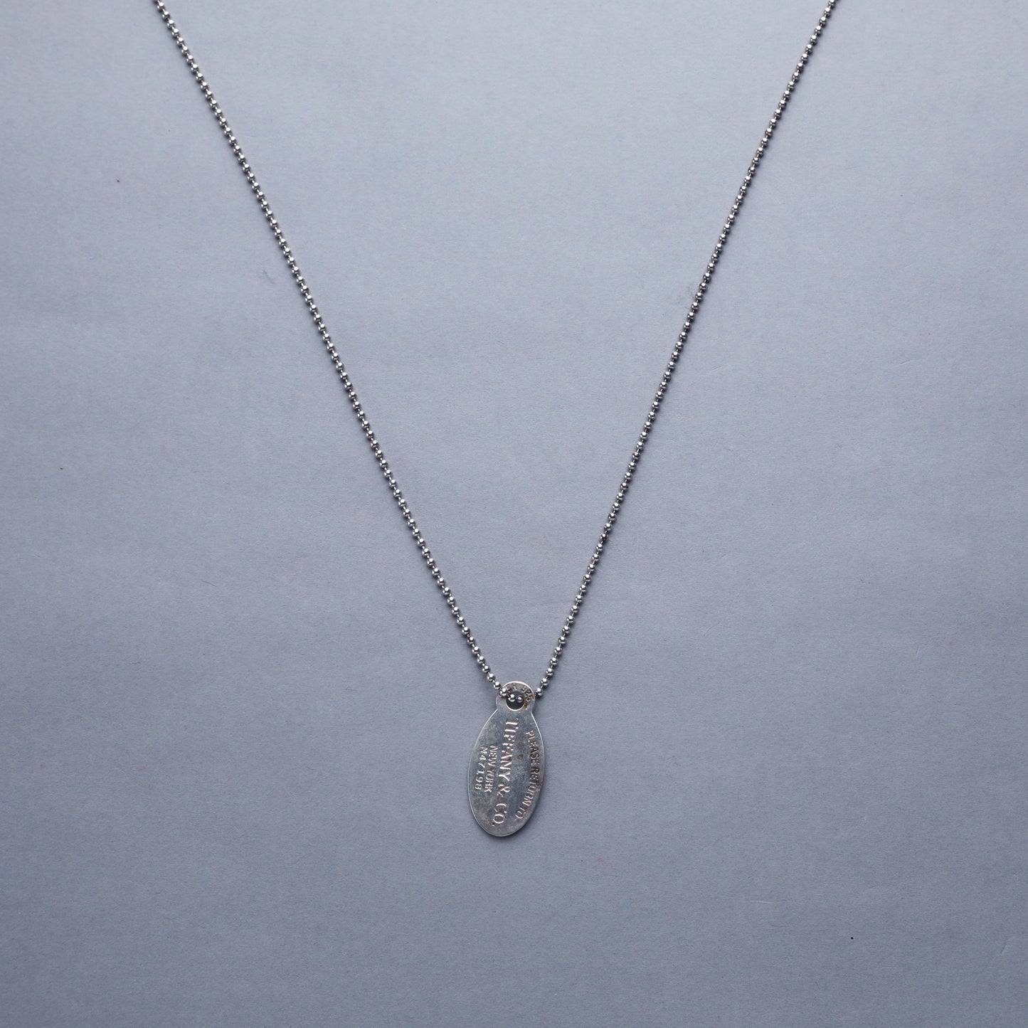 Tiffany & Co. / Return to Tiffany Oval Tag Necklace