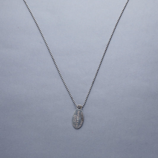 Tiffany & Co. / Return to Tiffany Oval Tag Necklace