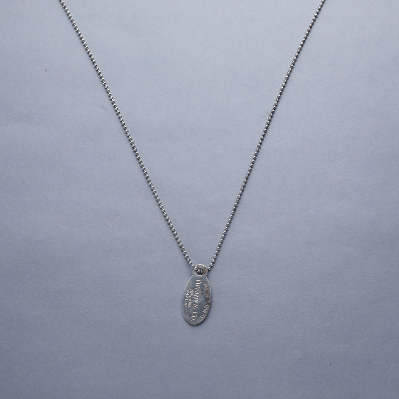 Tiffany & Co. / Return to Tiffany Oval Tag Necklace
