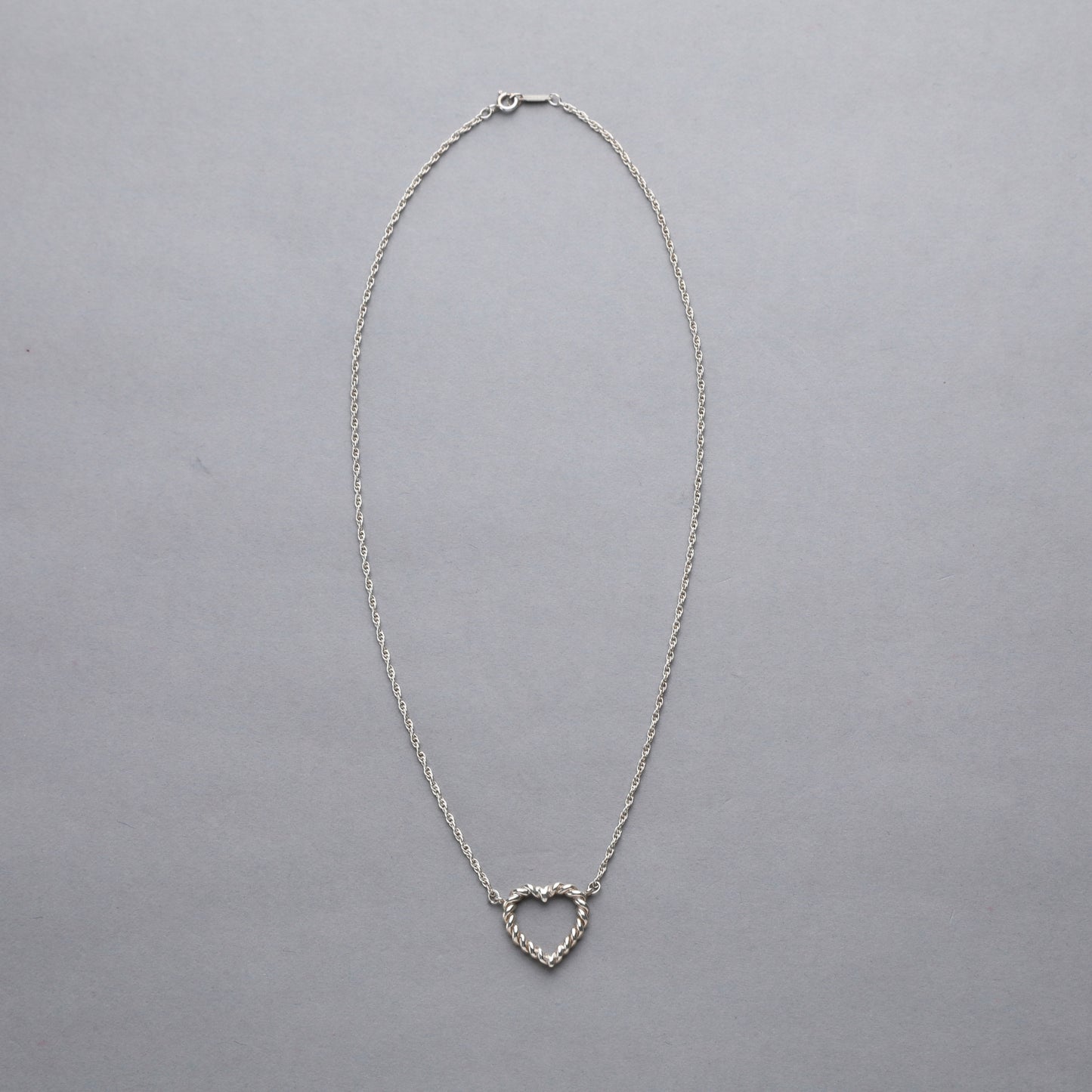 Tiffany & Co. / Twist Rope Heart Necklace