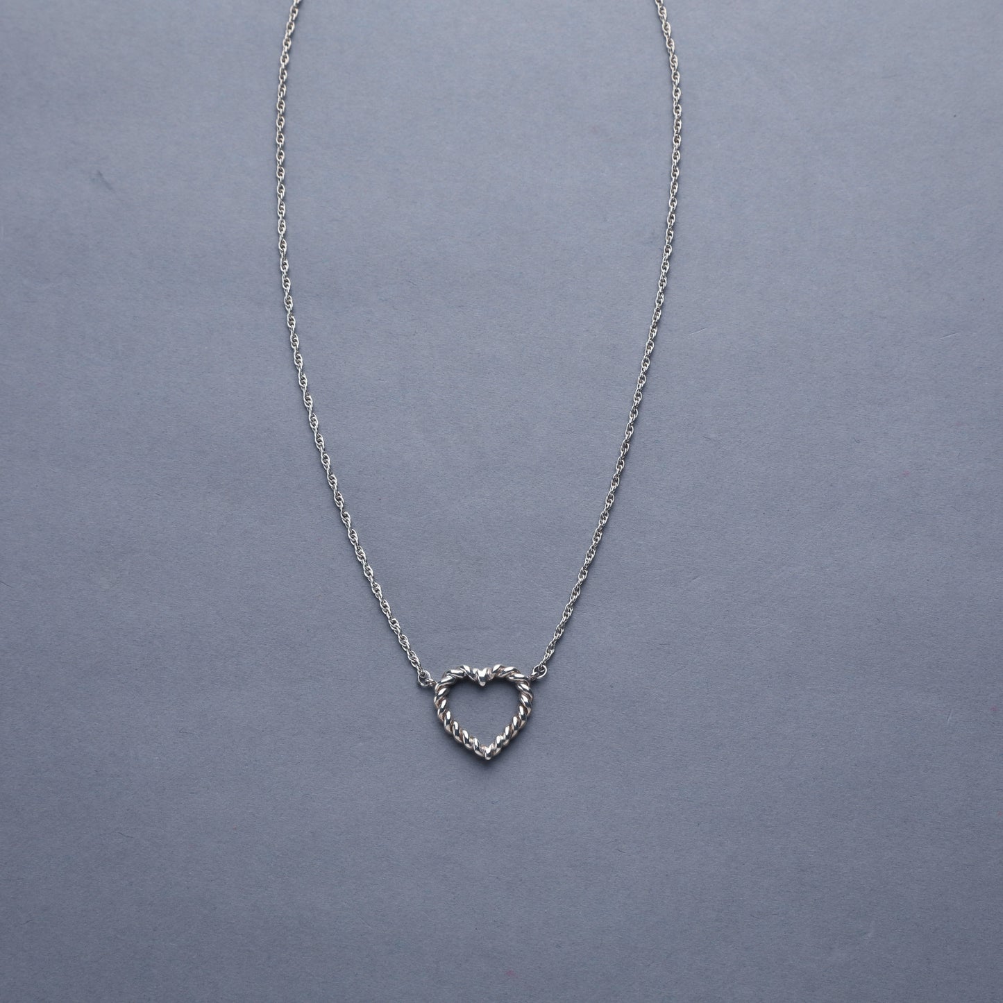 Tiffany & Co. / Twist Rope Heart Necklace