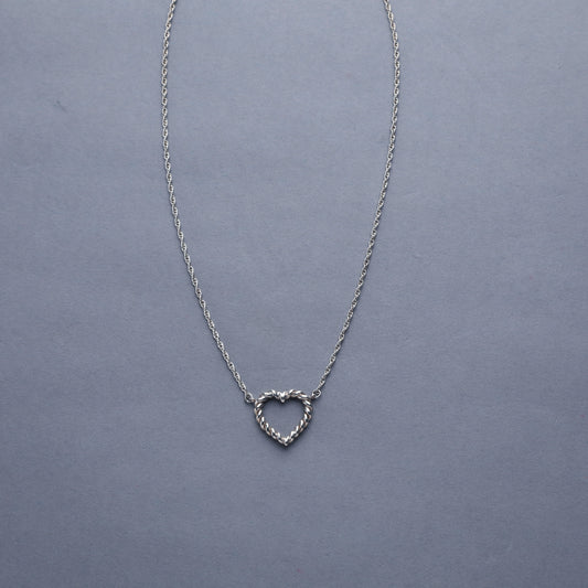 Tiffany & Co. / Twist Rope Heart Necklace