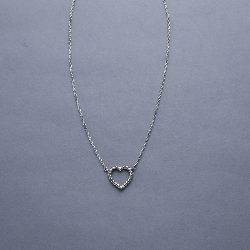 Tiffany & Co. / Twist Rope Heart Necklace