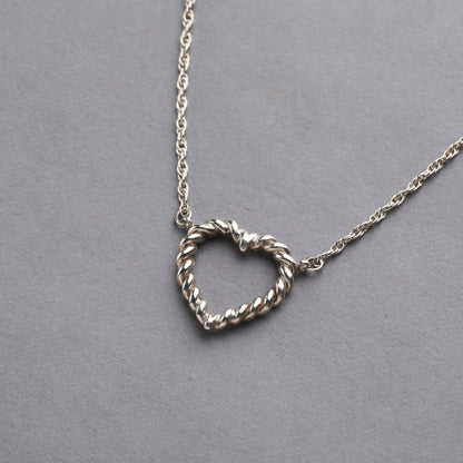 Tiffany & Co. / Twist Rope Heart Necklace