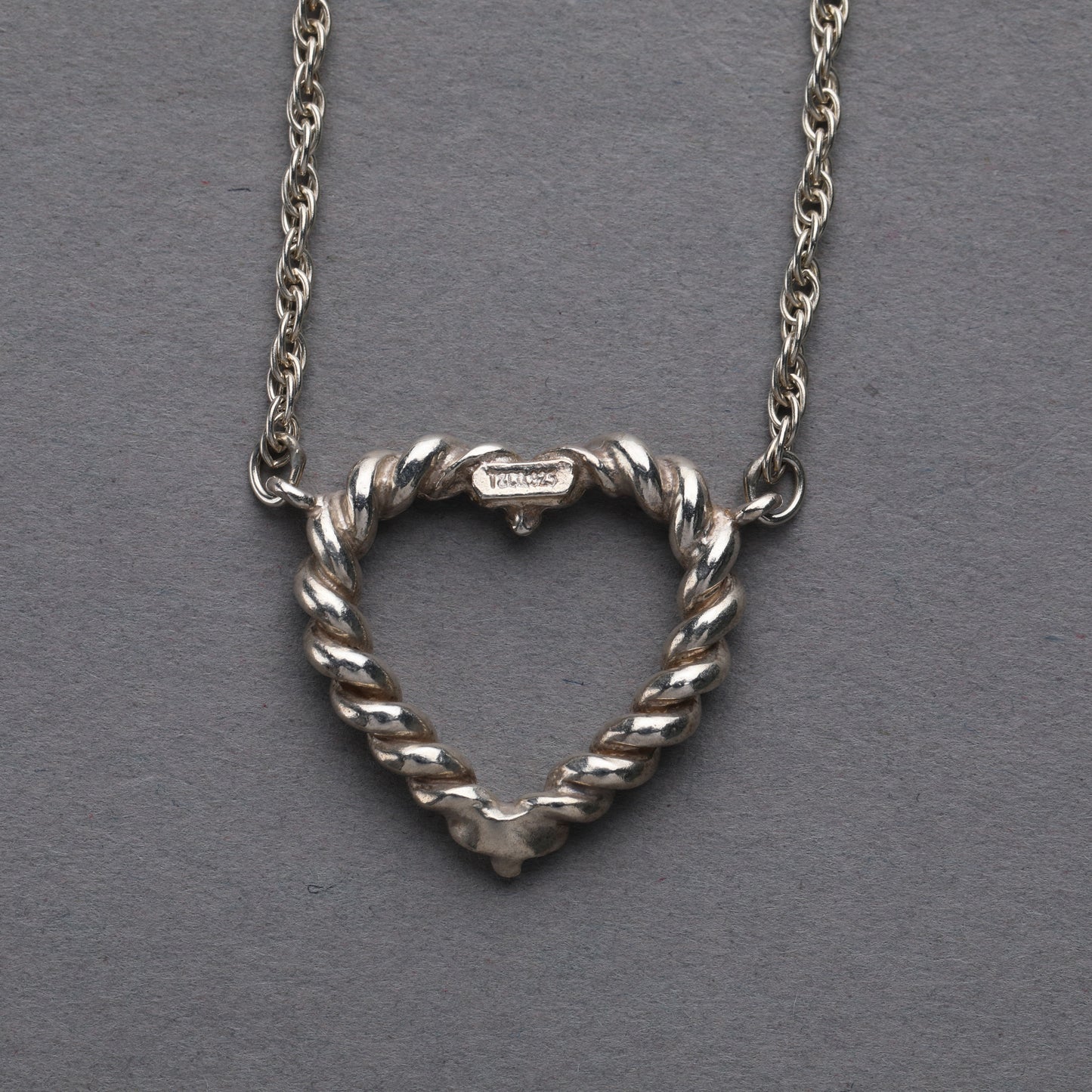 Tiffany & Co. / Twist Rope Heart Necklace
