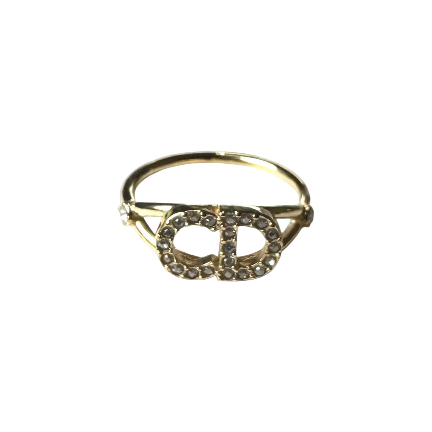 Christian Dior / CD Navy Crystal Ring