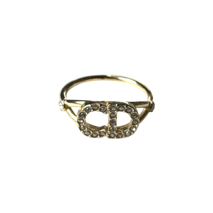Christian Dior / CD Navy Crystal Ring