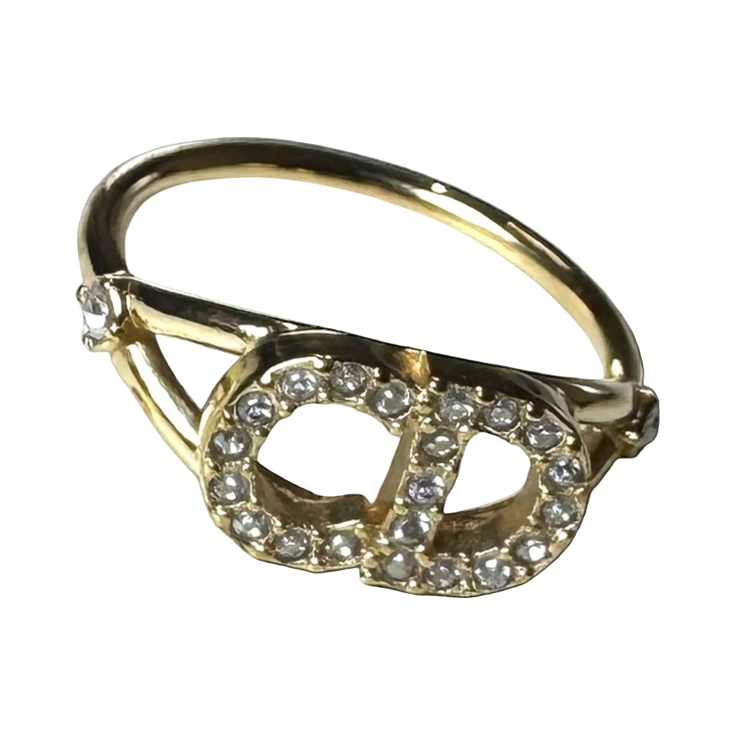 Christian Dior / CD Navy Crystal Ring