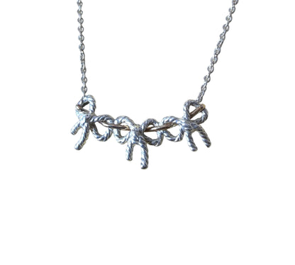 Tiffany / Triple Ribbon Necklace