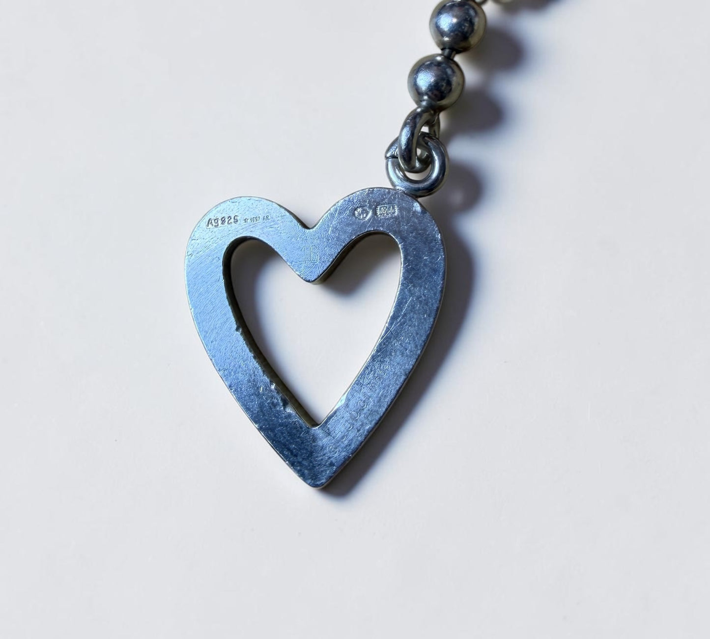 Gucci Toggle Heart Ball Chain Bracelet グッチ トグル ハート ボールチェーン ブレスレット シルバー925