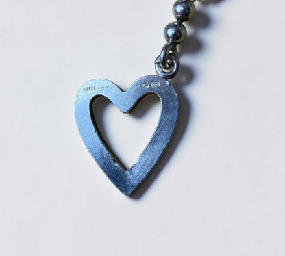 Gucci Toggle Heart Ball Chain Bracelet グッチ トグル ハート ボールチェーン ブレスレット シルバー925