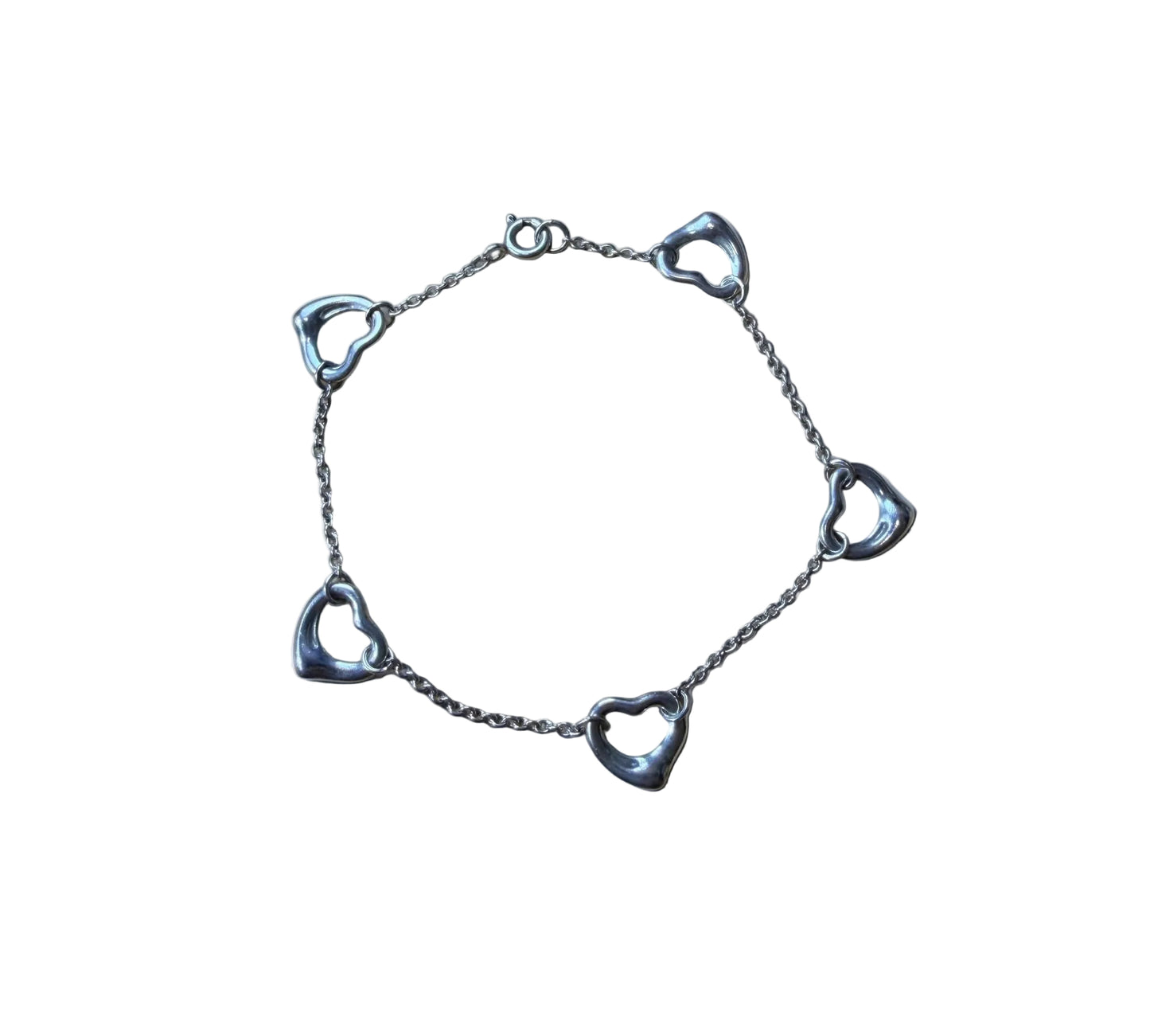 ティファニー / Open Heart 5Charm Bracelet