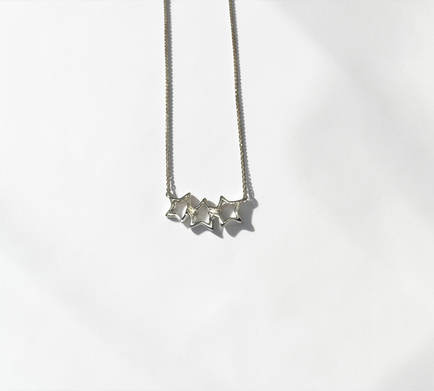 Tiffany & Co. ヴィンテージ トリプルスター ネックレス シルバー925 38cm