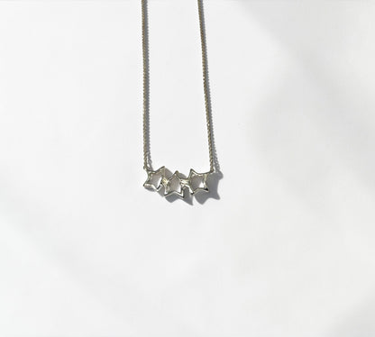 Tiffany & Co. ヴィンテージ トリプルスター ネックレス シルバー925 38cm