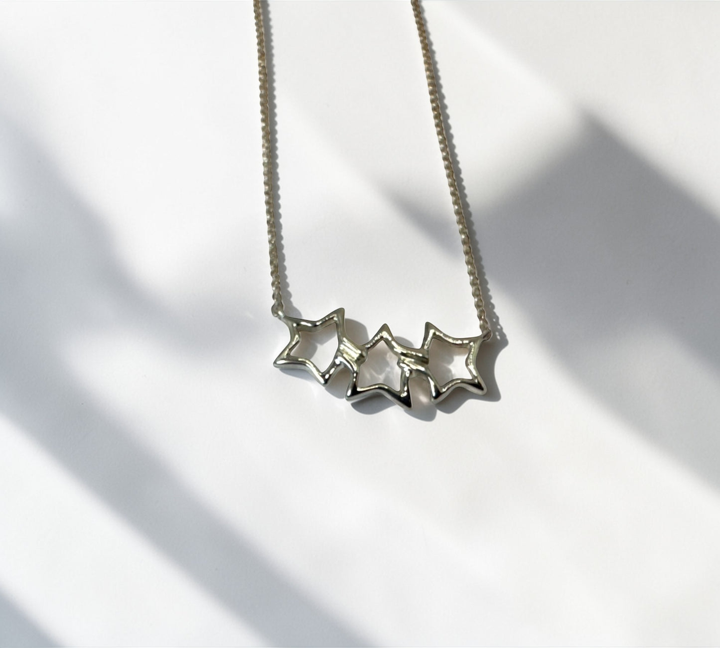 Tiffany & Co. ヴィンテージ トリプルスター ネックレス シルバー925 38cm