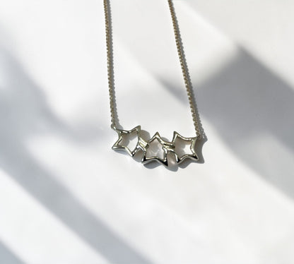 Tiffany & Co. ヴィンテージ トリプルスター ネックレス シルバー925 38cm