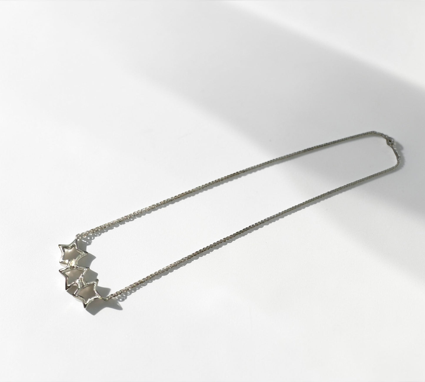 Tiffany & Co. ヴィンテージ トリプルスター ネックレス シルバー925 38cm