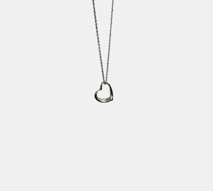 Tiffany & Co. ヴィンテージ オープンハート ネックレス Mサイズ シルバー925 エルサ・ペレッティ