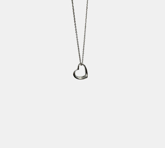 Tiffany & Co. ヴィンテージ オープンハート ネックレス Mサイズ シルバー925 エルサ・ペレッティ