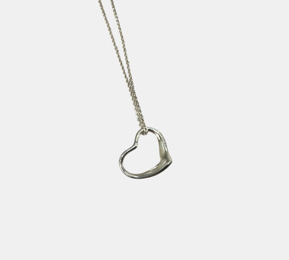 Tiffany & Co. ヴィンテージ オープンハート ネックレス Mサイズ シルバー925 エルサ・ペレッティ