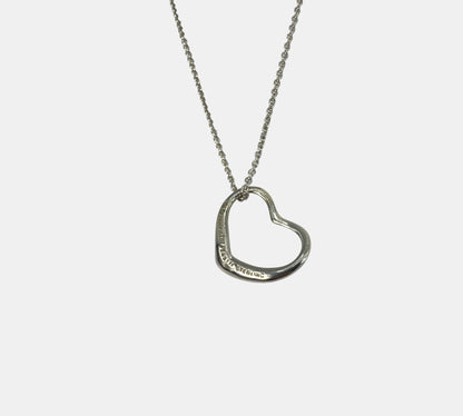 Tiffany & Co. ヴィンテージ オープンハート ネックレス Mサイズ シルバー925 エルサ・ペレッティ
