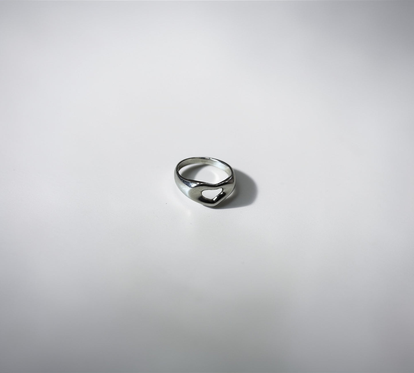 Tiffany & Co. ヴィンテージ オープンハート リング シルバー925 8号 エルサ・ペレッティ