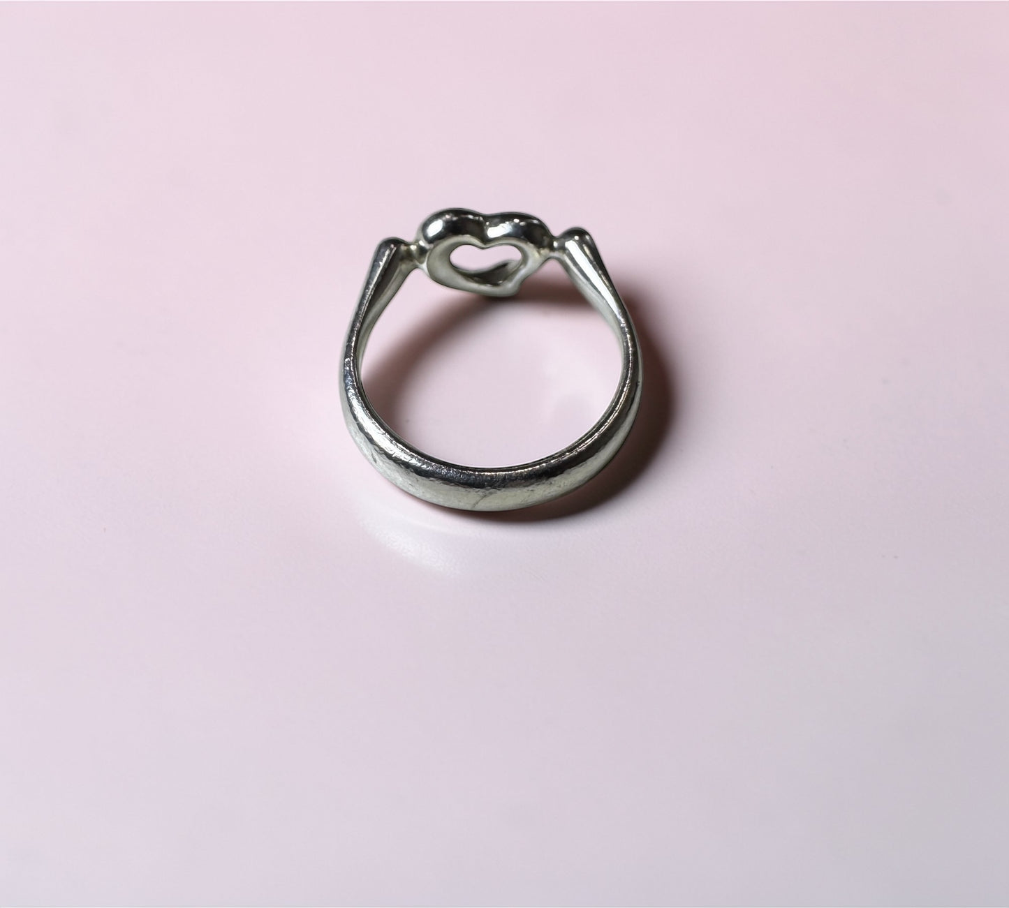 Tiffany & Co. ヴィンテージ オープンハート リング シルバー925 11号 エルサ・ペレッティ