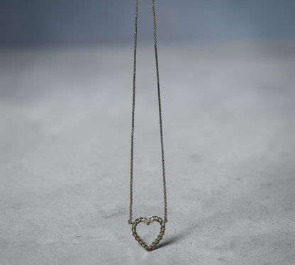 Tiffany & Co. ヴィンテージ ツイスト オープンハート ネックレス シルバー925 38cm