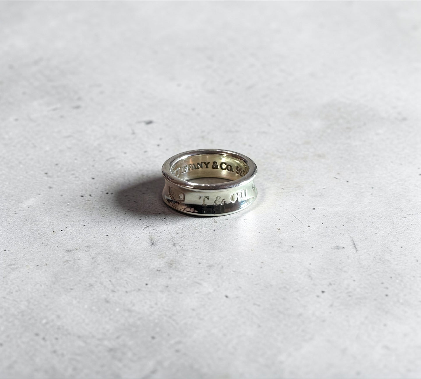 Tiffany & Co. ヴィンテージ 1837 ナロー リング シルバー925 12号