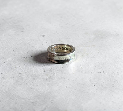 Tiffany & Co. ヴィンテージ 1837 ナロー リング シルバー925 12号