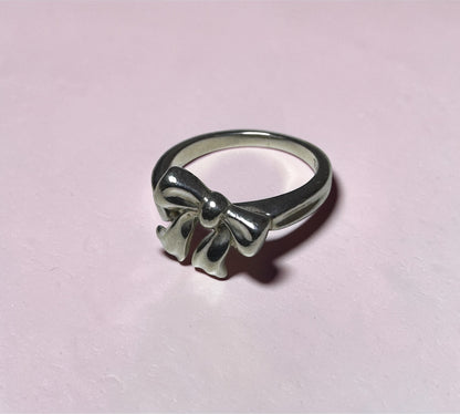 Tiffany & Co. ヴィンテージ オープンハート チャーム リング シルバー925 9号 エルサ・ペレッティ