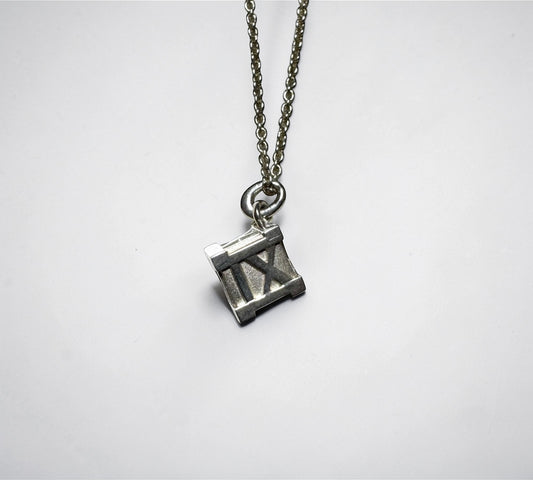 Tiffany & Co. ヴィンテージ アトラス キューブ ネックレス シルバー925 ローマ数字