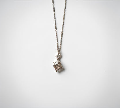 Tiffany & Co. ヴィンテージ アトラス キューブ ネックレス シルバー925 ローマ数字