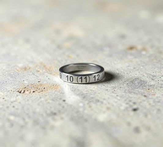 Maison Margiela Numerical Logo Ring メゾン マルジェラ ナンバリング ナロー リング シルバー925 17号