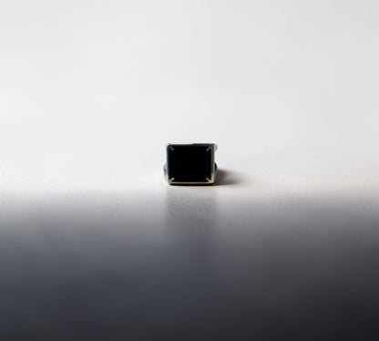 Maison Margiela Black Epoxy Resin Signet Ring メゾン マルジェラ ブラック エポキシレジン シグネット リング シルバー925 12号