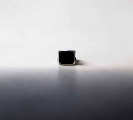 Maison Margiela Black Epoxy Resin Signet Ring メゾン マルジェラ ブラック エポキシレジン シグネット リング シルバー925 12号