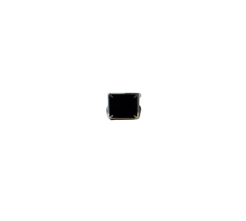 Maison Margiela / Black Epoxy Resin Signet Ring