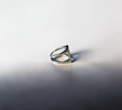 Maison Margiela Black Epoxy Resin Signet Ring メゾン マルジェラ ブラック エポキシレジン シグネット リング シルバー925 12号