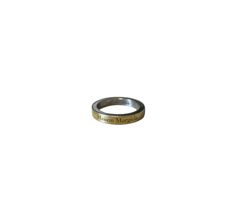 Maison Margiela / Gold-Plated Logo Engraved Ring