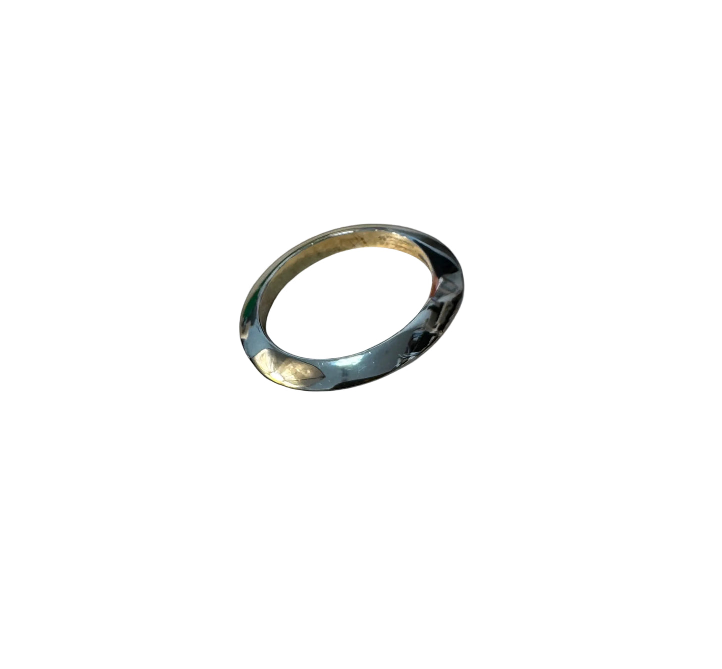 Bottega Veneta / Gold-Plated Sterling Silver Band Ring